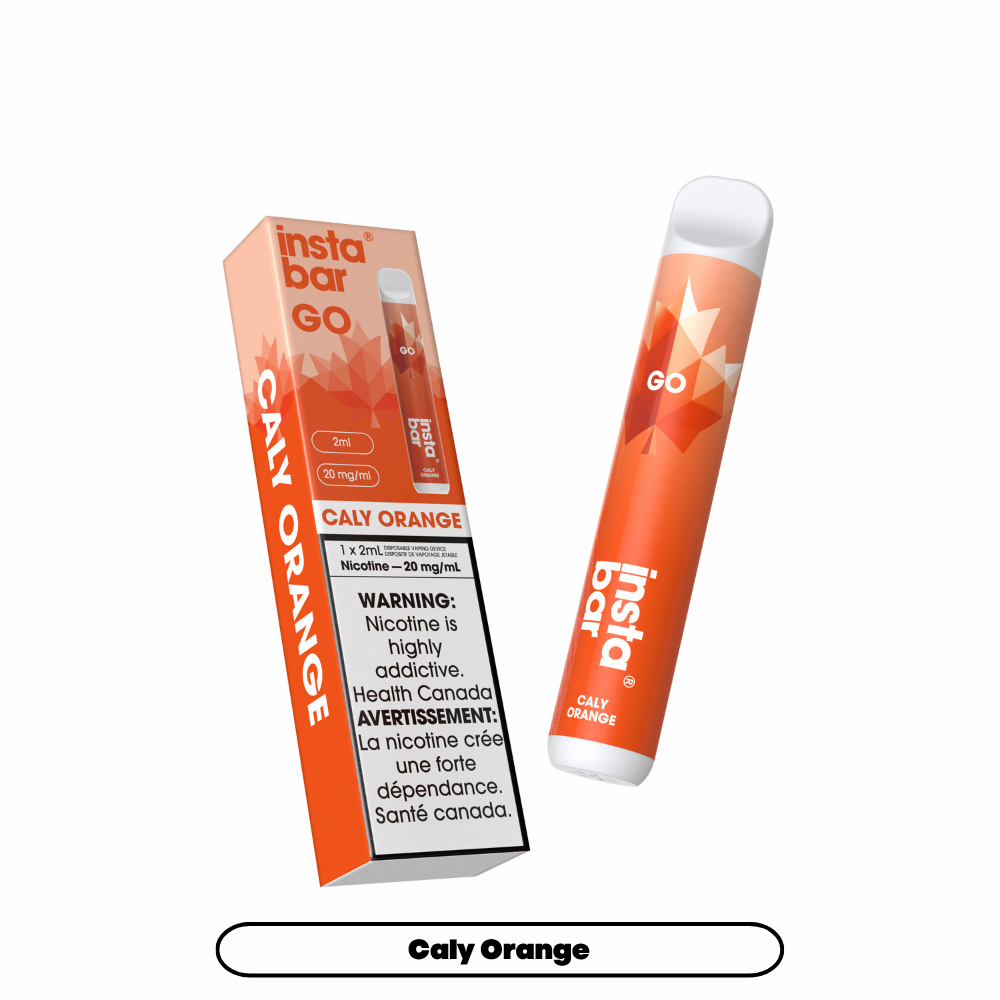 Insta Bar Go Disposable Vape 2ml - Caly Orange Insta Bar Go Disposable Vape 2ml - Caly Orange