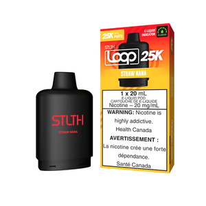 STLTH 25k Loop Pre-filled Vape Pod - Strawnana