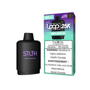 STLTH 25k Loop Pre-filled Vape Pod - White Grape Ice