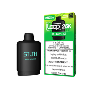 STLTH 25k Loop Pre-filled Vape Pod - Green Apple Ice