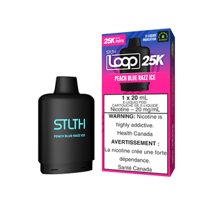 STLTH 25k Loop Pre-filled Vape Pod - Peach Blue Razz Ice