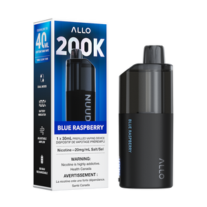Allo Nuud 200K Puffs Disposable Vape - Blue Raspberry