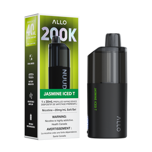 Allo Nuud 200K Puffs Disposable Vape - Jasmine Iced T