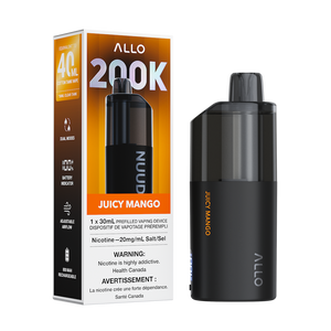 Allo Nuud 200K Puffs Disposable Vape - Juicy Mango