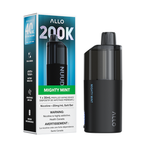 Allo Nuud 200K Puffs Disposable Vape - Mighty Mint