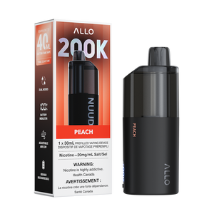 Allo Nuud 200K Puffs Disposable Vape - Peach