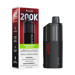 Allo Nuud 200K Puffs Disposable Vape - Pomegranate Guava Ice