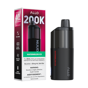 Allo Nuud 200K Puffs Disposable Vape - Watermelon Ice