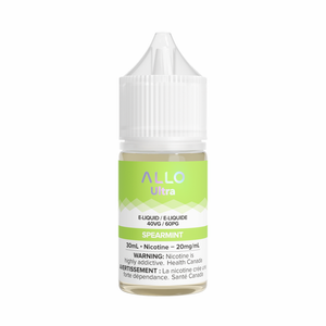 Allo Ultra Salt Nic Vape Juice - Spearmint (30ml)