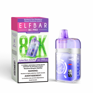 Elf Bar Bc Pro 80k Disposable Vape - Blueberry Sour Raspberry