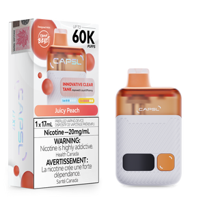 Capsl By Flavour Beast 60K Disposable Vape - Juicy Peach