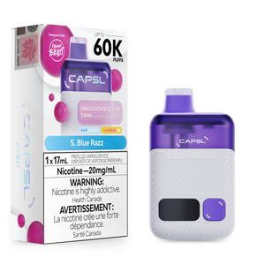 Capsl By Flavour Beast 60K Disposable Vape - S. Blue Razz