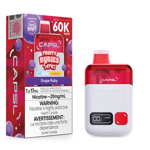 Capsl By Flavour Beast 60K Disposable Vape - Fruity Rubies Grape Ruby