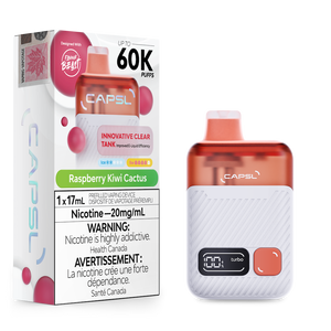 Capsl By Flavour Beast 60K Disposable Vape - Raspberry Kiwi Cactus