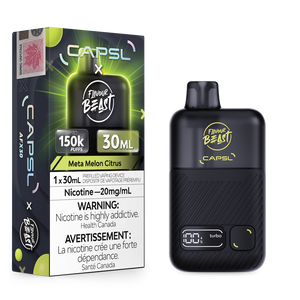 Capsl X Flavour Beast AFX30 150K Puffs Disposable Vape - Meta Melon Citrus Iced