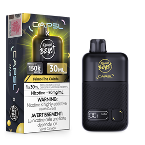 Capsl X Flavour Beast AFX30 150K Puffs Disposable Vape - Primo Pina Colada Iced