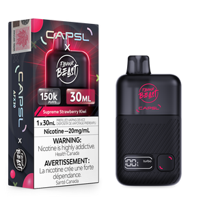 Capsl X Flavour Beast AFX30 150K Puffs Disposable Vape - Supreme Strawberry Kiwi Iced