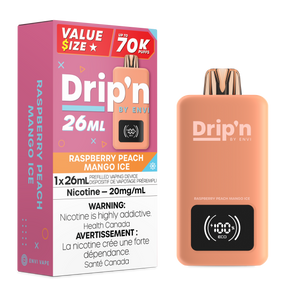Drip'n By Envi 70k - Raspberry Peach Mango Ice
