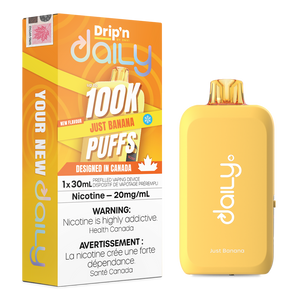 Drip'n Daily 100K Disposable Vape - Just Banana