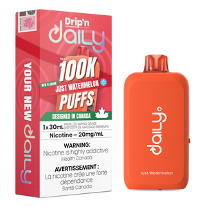Drip'n Daily 100K Disposable Vape - Just Watermelon