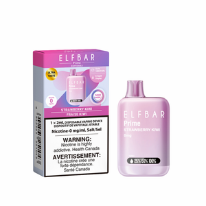 ELF Bar Prime 1800 Puffs (Nicotine Free) - Strawberry Kiwi
