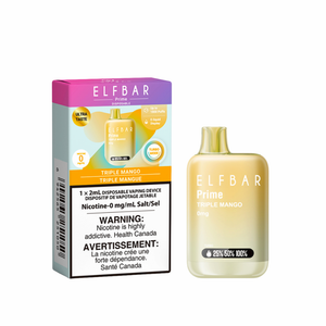 ELF Bar Prime 1800 Puffs (Nicotine Free) - Triple Mango