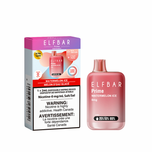 ELF Bar Prime 1800 Puffs (Nicotine Free) - Watermelon Ice