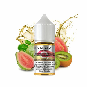 Elfliq Salt Nic Vape Juice - Kiwi Passion Fruit Guava (30ml)