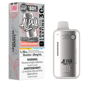 Flavour Beast Alpha Lighter Flavour 80K Puffs Disposable Vape - Packin' Peach Berry