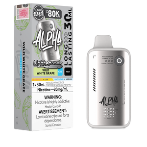 Flavour Beast Alpha Lighter Flavour 80K Puffs Disposable Vape - Wild White Grape Iced