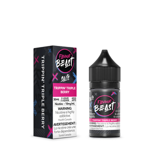 Flavour Beast ICE Salt Nic Vape Juice - Trippin Triple Berry (30ml)