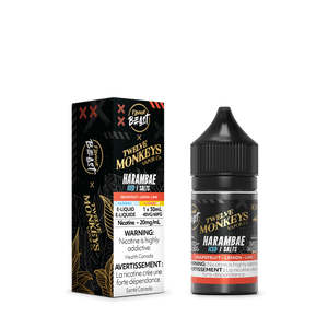 Flavour Beast x Twelve Monkeys ICE Salt Nic Vape Juice - Harambae (30ml)