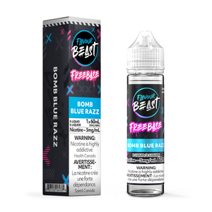 Flavour Beast Freebase Vape Juice - Bomb Blue Razz (60ml)