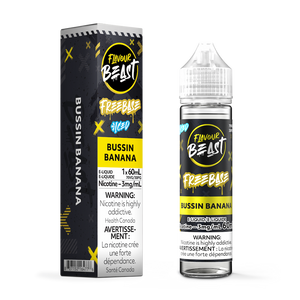 Flavour Beast Freebase Vape Juice - Bussin Banana Iced (60ml)