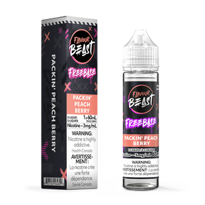 Flavour Beast Freebase Vape Juice - Packin' Peach Berry (60ml)