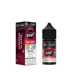 Flavour Beast x Oxva Salt Nic Vape Juice -  Fresh Cherry Berry Ice (30ml)