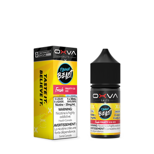 Flavour Beast x Oxva Salt Nic Vape Juice -  Fresh Fruity Cg Ice (30ml)