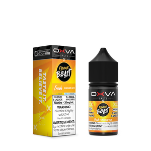 Flavour Beast x Oxva Salt Nic Vape Juice -  Fresh Mango Ice (30ml)