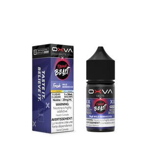 Flavour Beast x Oxva Salt Nic Vape Juice -  Fresh Wild Berries Ice (30ml)