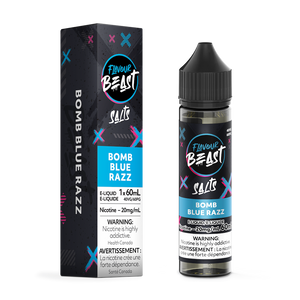 Flavour Beast Salt Nic Vape Juice - Bomb Blue Razz (60ml)