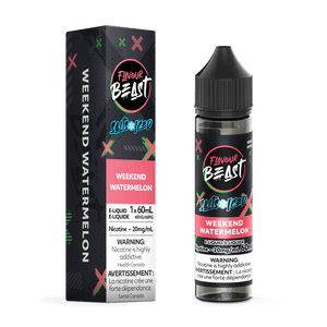 Flavour Beast ICE Salt Nic Vape Juice - Weekend Watermelon (60ml)