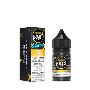 Flavour Beast ICE Salt Nic Vape Juice - Pushin' Mango Pineapple (30ml)