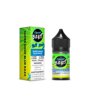 Flavour Beast ICE Salt Nic Vape Juice - Super Sour Blue Razz (30ml)