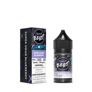 Flavour Beast ICE Salt Nic Vape Juice - Super Sour Blueberry (30ml)