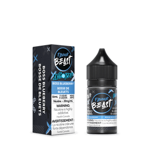 Flavour Beast ICE Salt Nic Vape Juice - Boss Blueberry (30ml)
