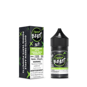 Flavour Beast Salt Nic Vape Juice - Gusto Green Apple (30ml)