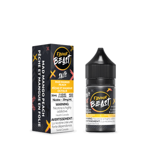 Flavour Beast Salt Nic Vape Juice - Mad Mango Peach (30ml)