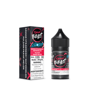 Flavour Beast ICE Salt Nic Vape Juice - Savage Strawberry Watermelon (30ml)