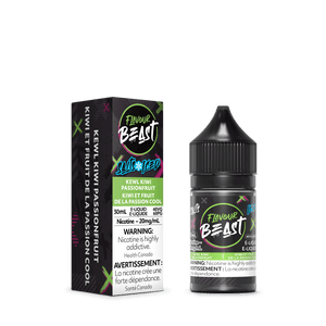 Flavour Beast ICE Salt Nic Vape Juice - Kewl Kiwi Passionfruit (30ml)