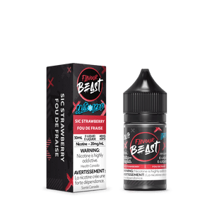 Flavour Beast ICE Salt Nic Vape Juice - Sic Strawberry (30ml)